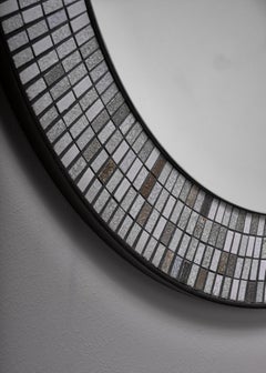 Round Mosaic Wall Mirror