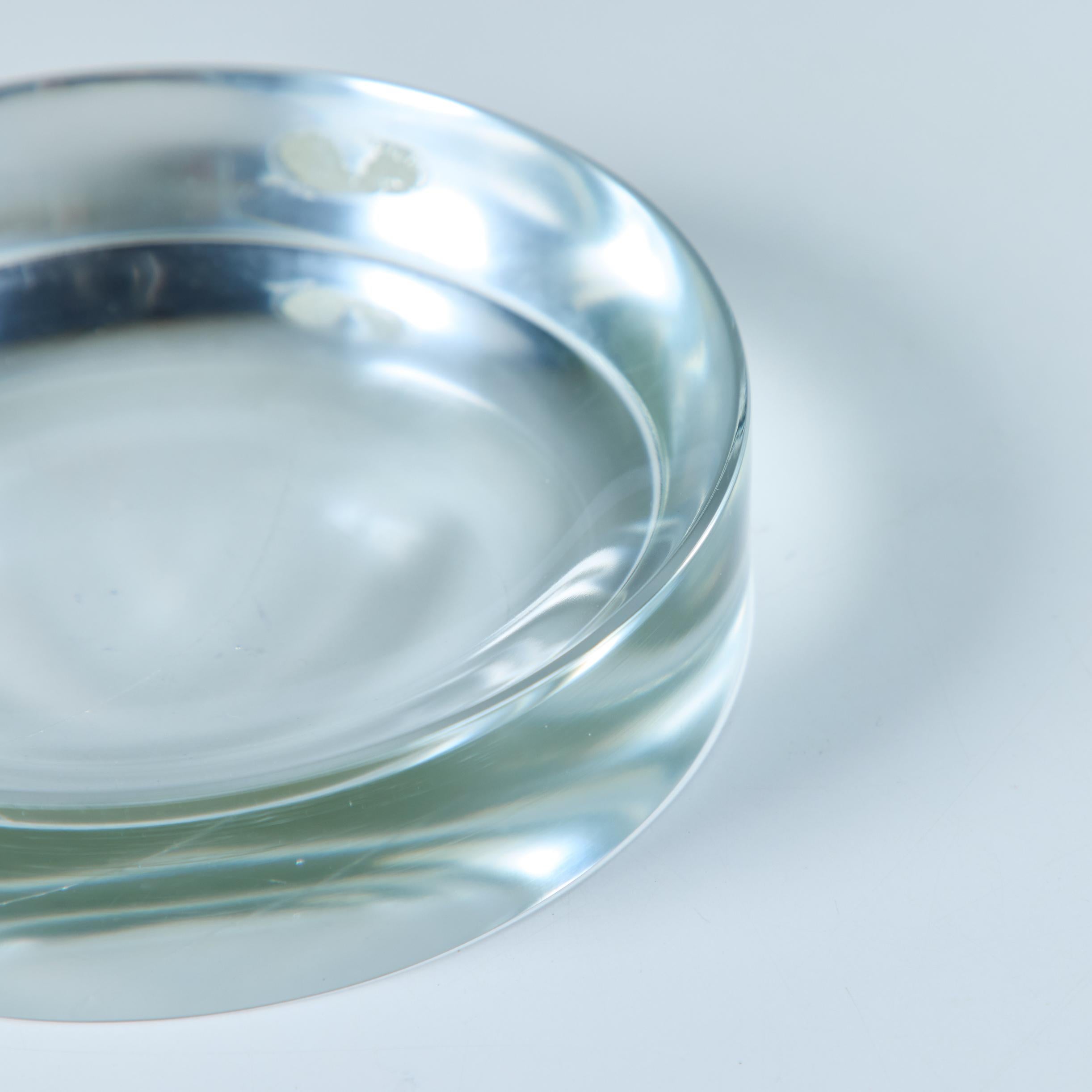 Cendrier rond en verre de Murano en vente 3