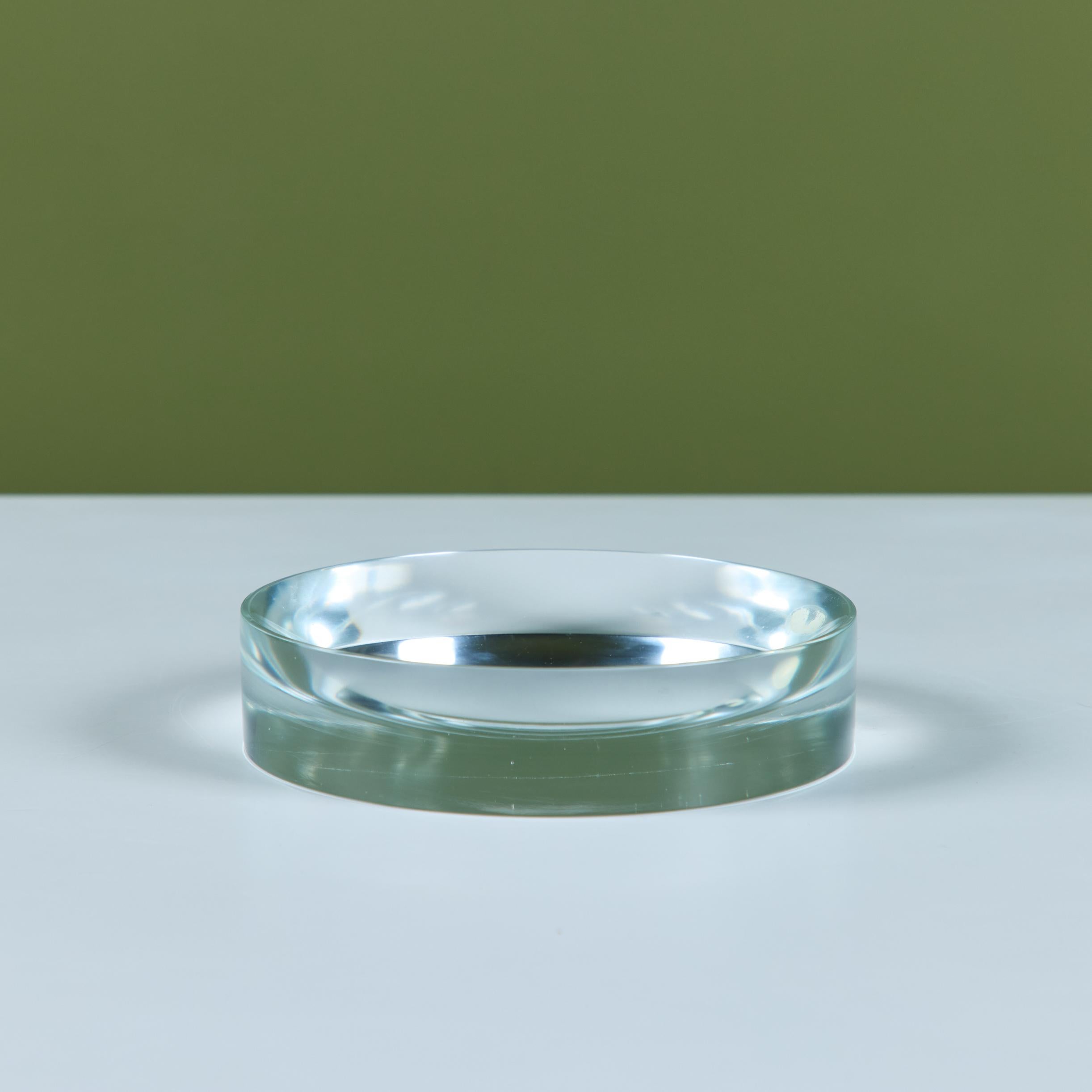 Cendrier rond en verre de Murano en vente 1