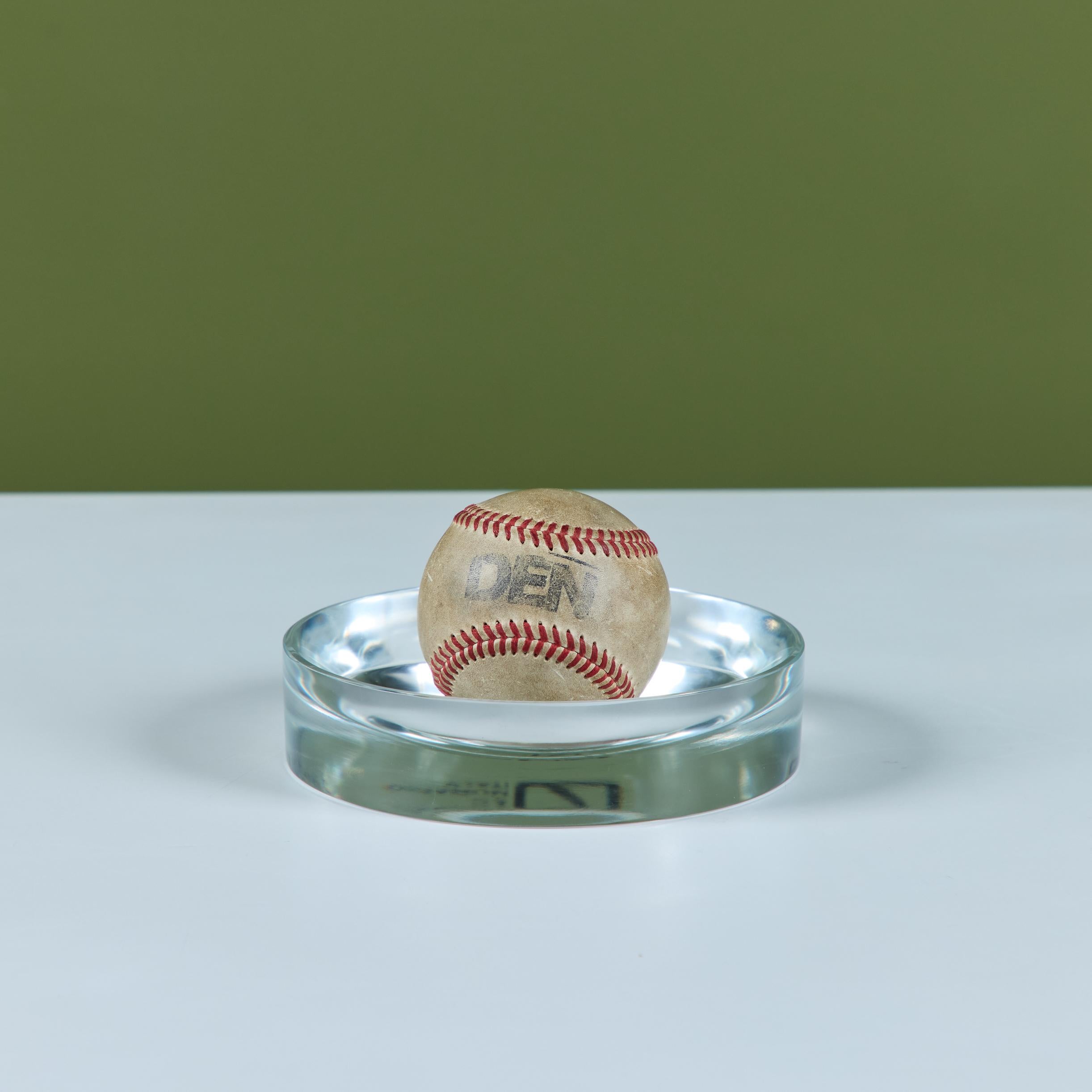 Modern Round Murano Glass Ashtray for V. Nason & C. For Sale