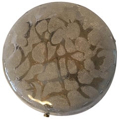 Round Murano Ice Glass Flush Mount Kaiser Leuchten