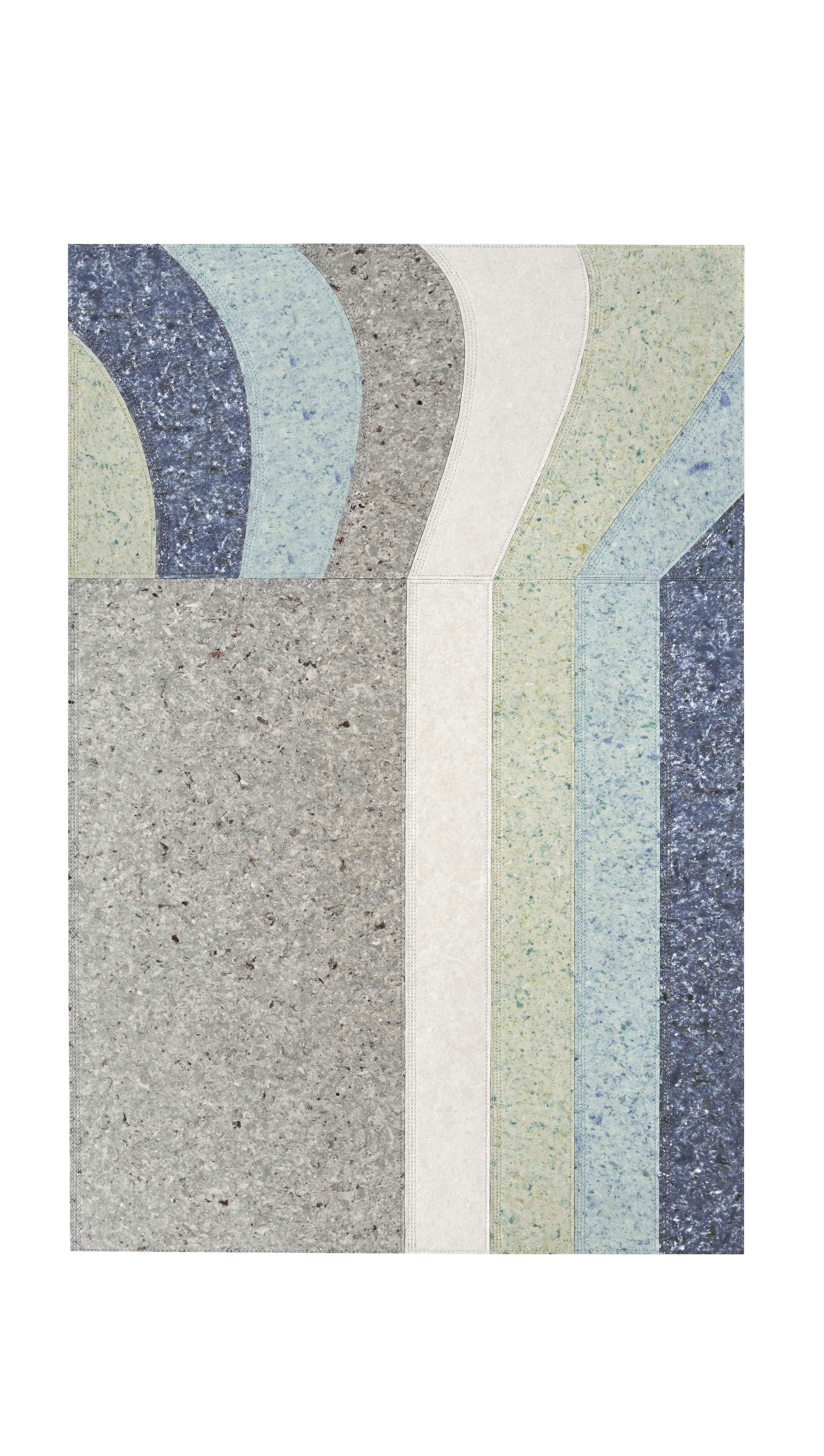 Post-Modern Round Naiad Nuances Rug by Gandia Blasco For Sale