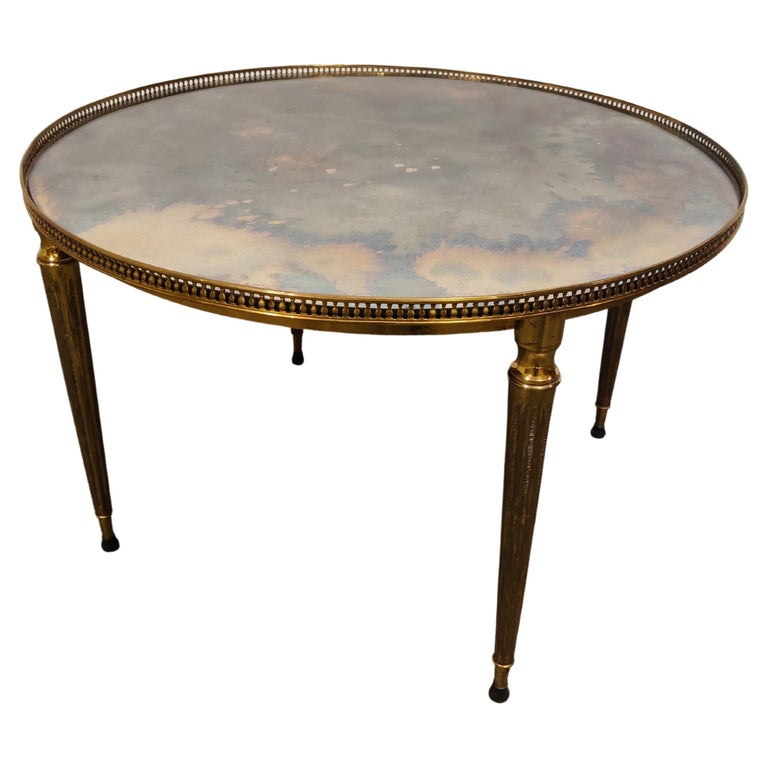 Round Neoclassical Coffee Table, 1960s For Sale at 1stDibs