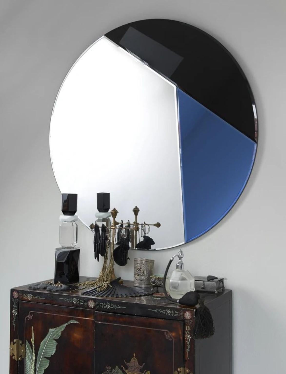 Danish Round Nouveau 80 Mirror