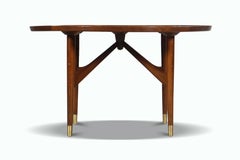 Round Nutwood Coffee Table by William Watting