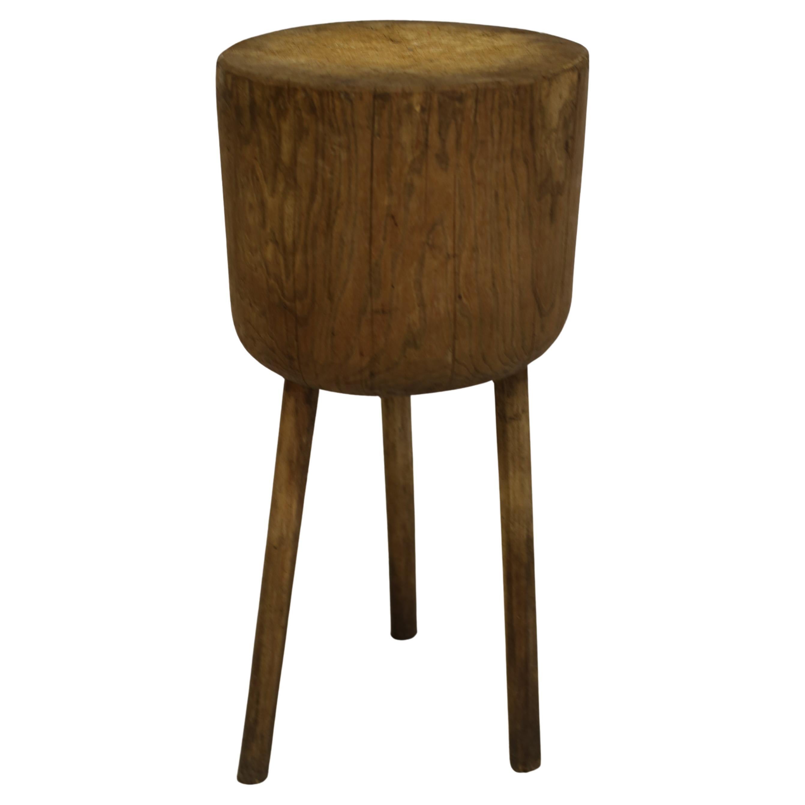 Table ronde en chêne Butching, Hongrie centrale, 19e siècle en vente