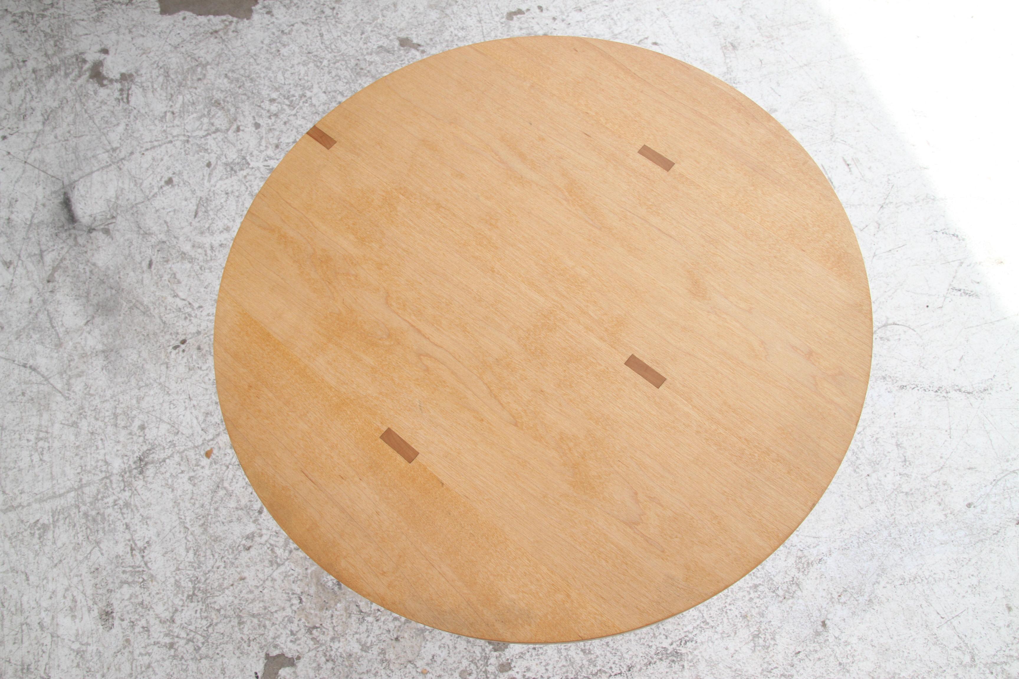 American Round Occasional Table By Richard Meier For Sale