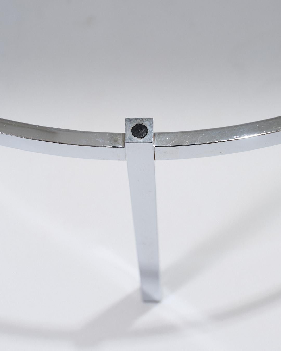 Round Onyx and Metal Coffee Table, 1960s For Sale 5