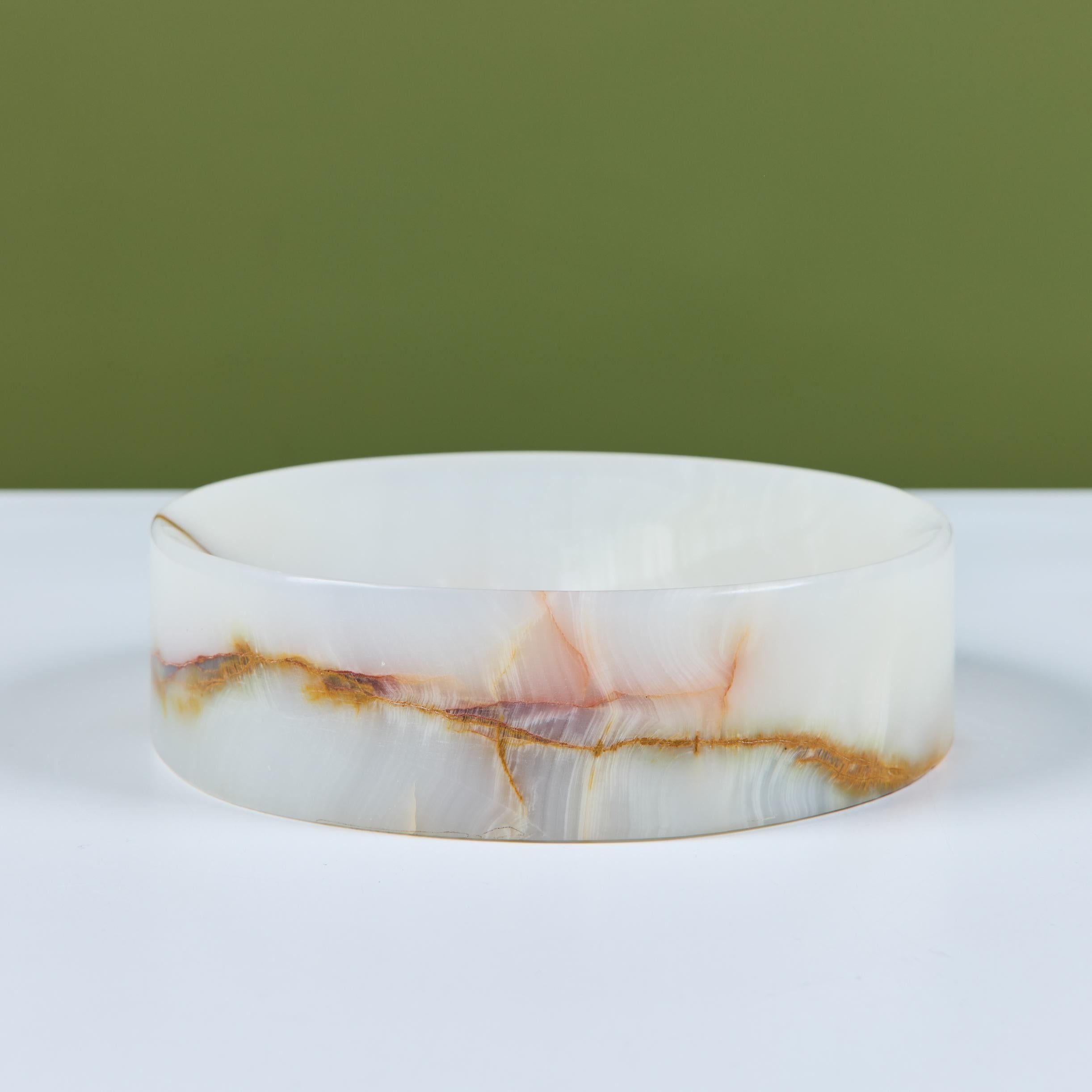 Round Onyx Ashtray For Sale 4