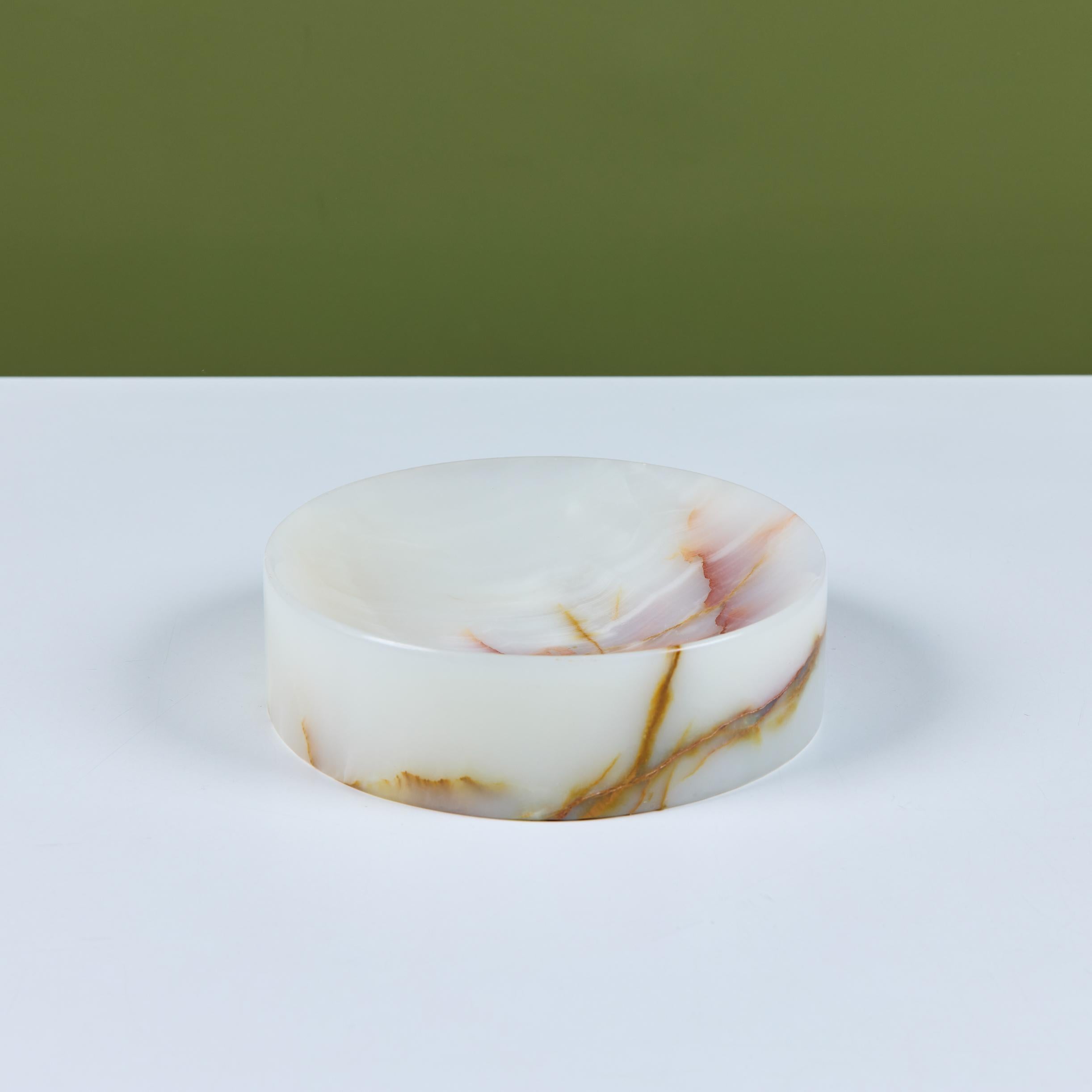 Round Onyx Ashtray For Sale 1