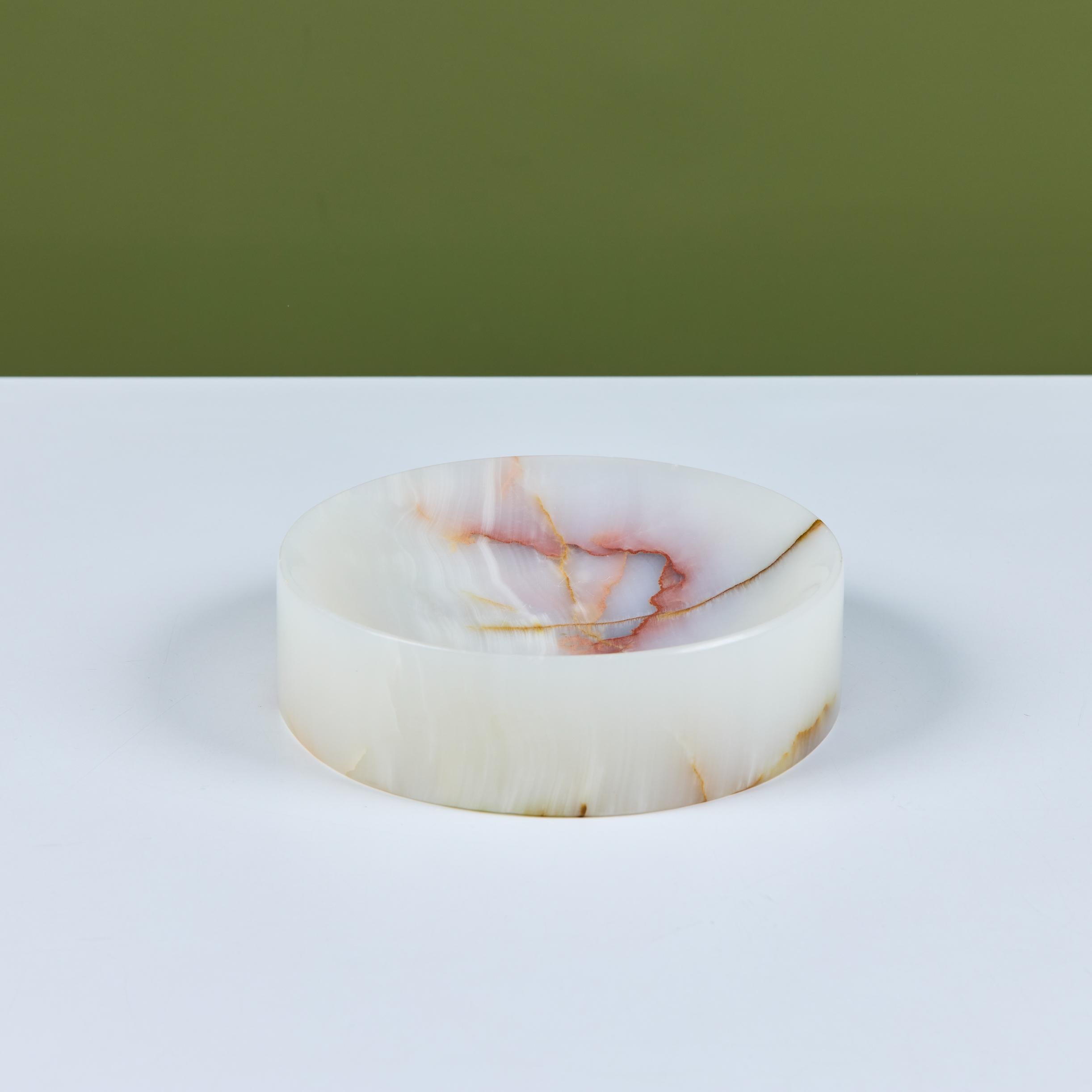 Round Onyx Ashtray For Sale 2