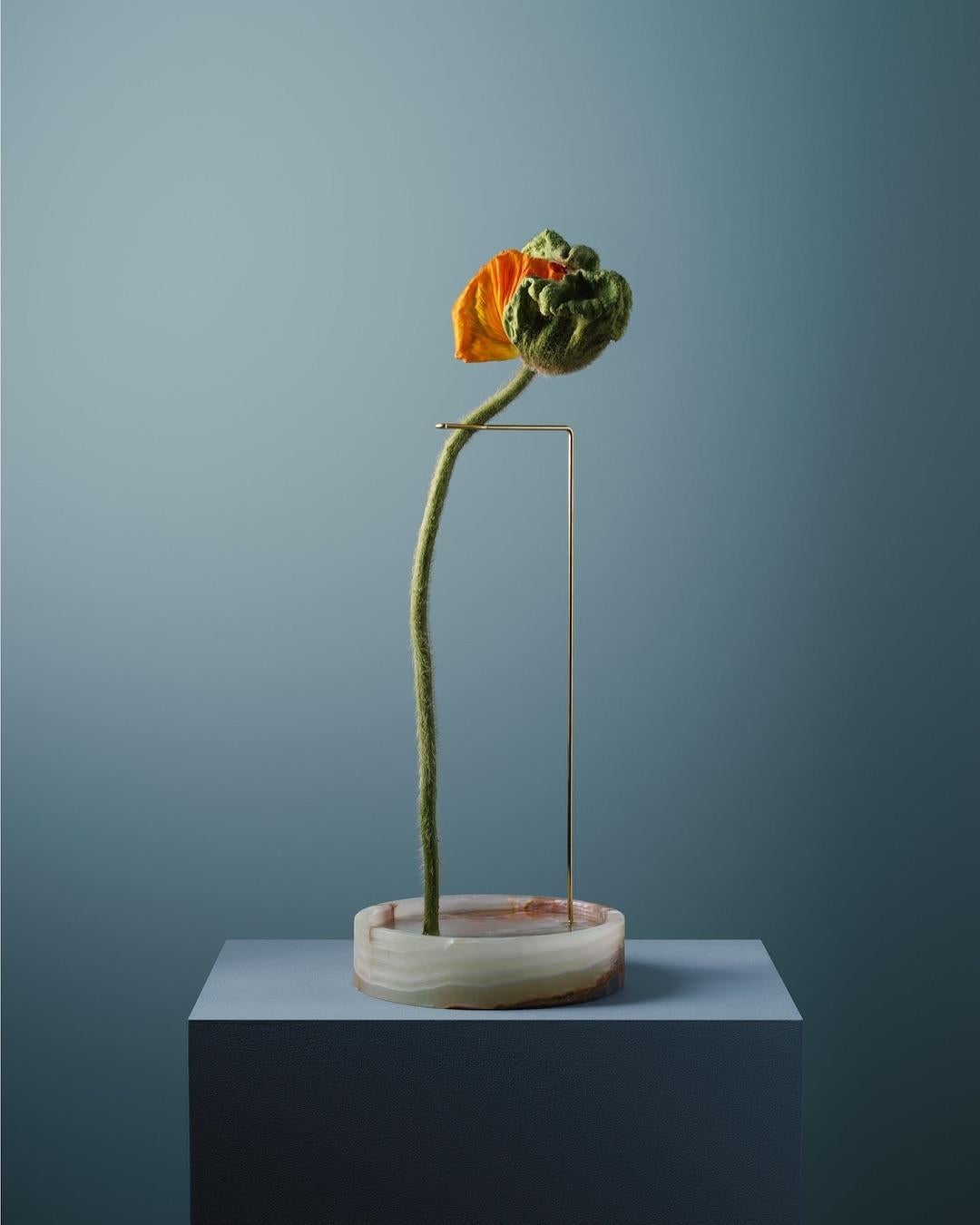 Round Onyx Posture Marble Vase, Carl Kleiner 7
