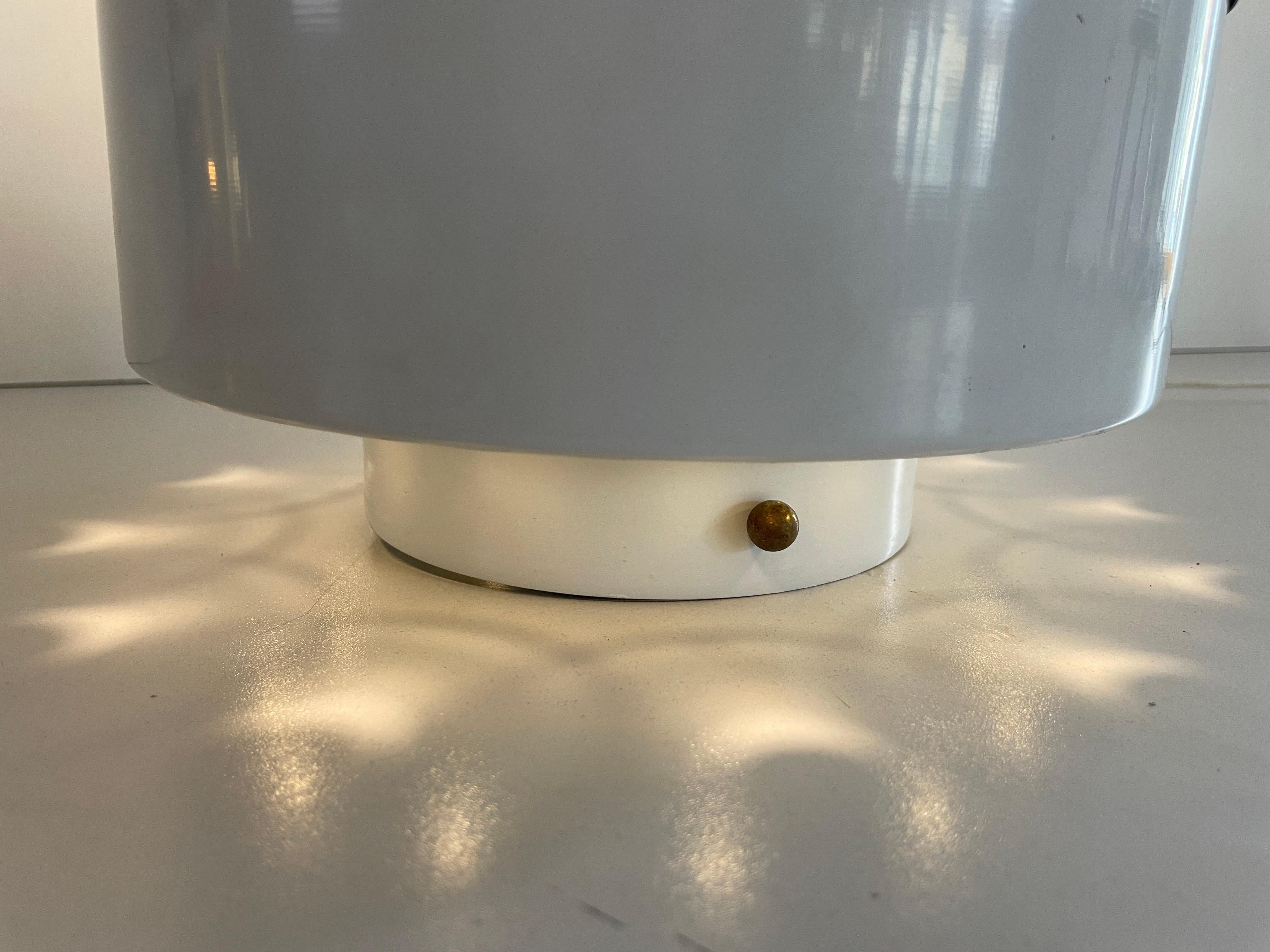 Empotrable redondo de cristal opalino de Minilumi Design, años 60, Italia en venta 11