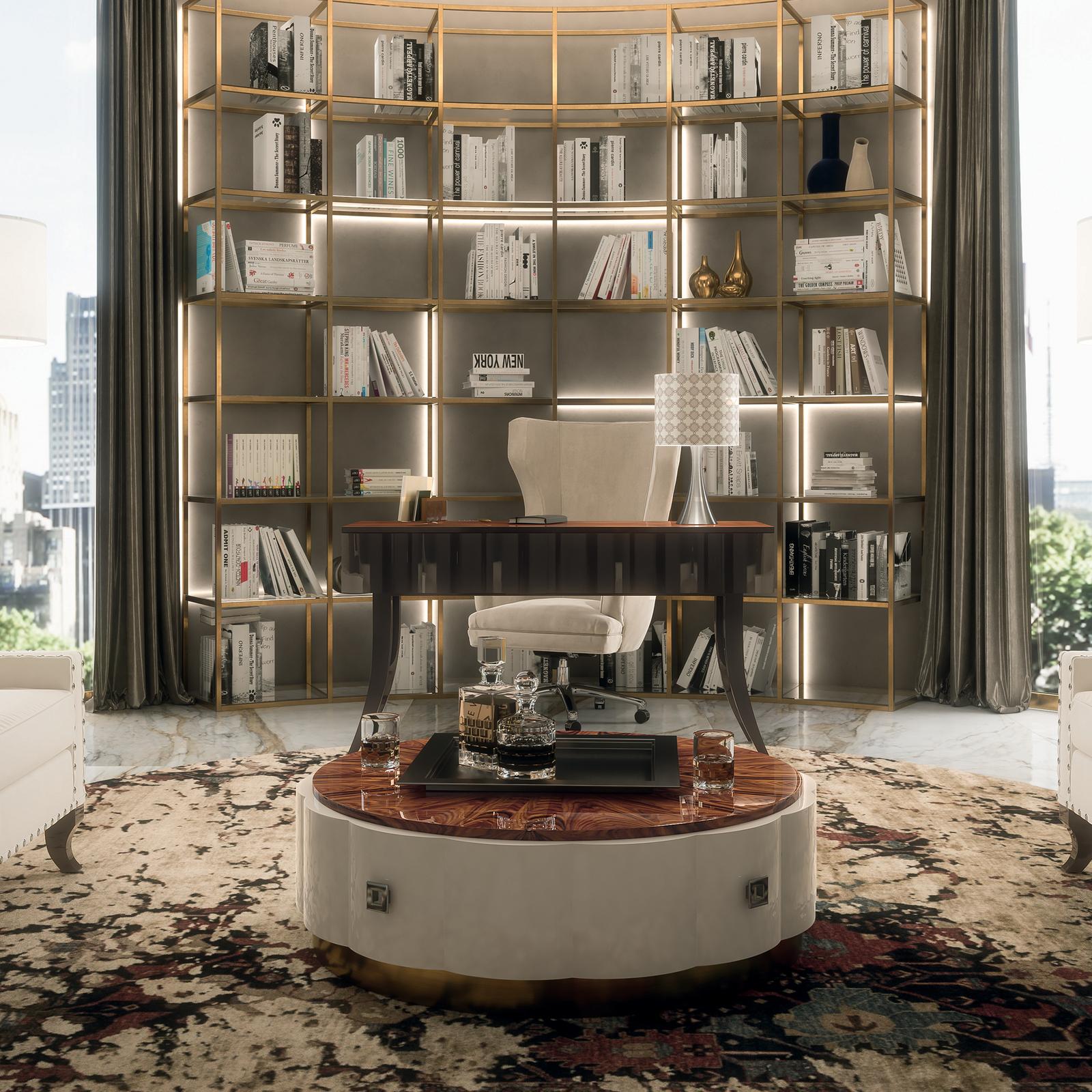 Moderne Table basse ronde Oscar en vente