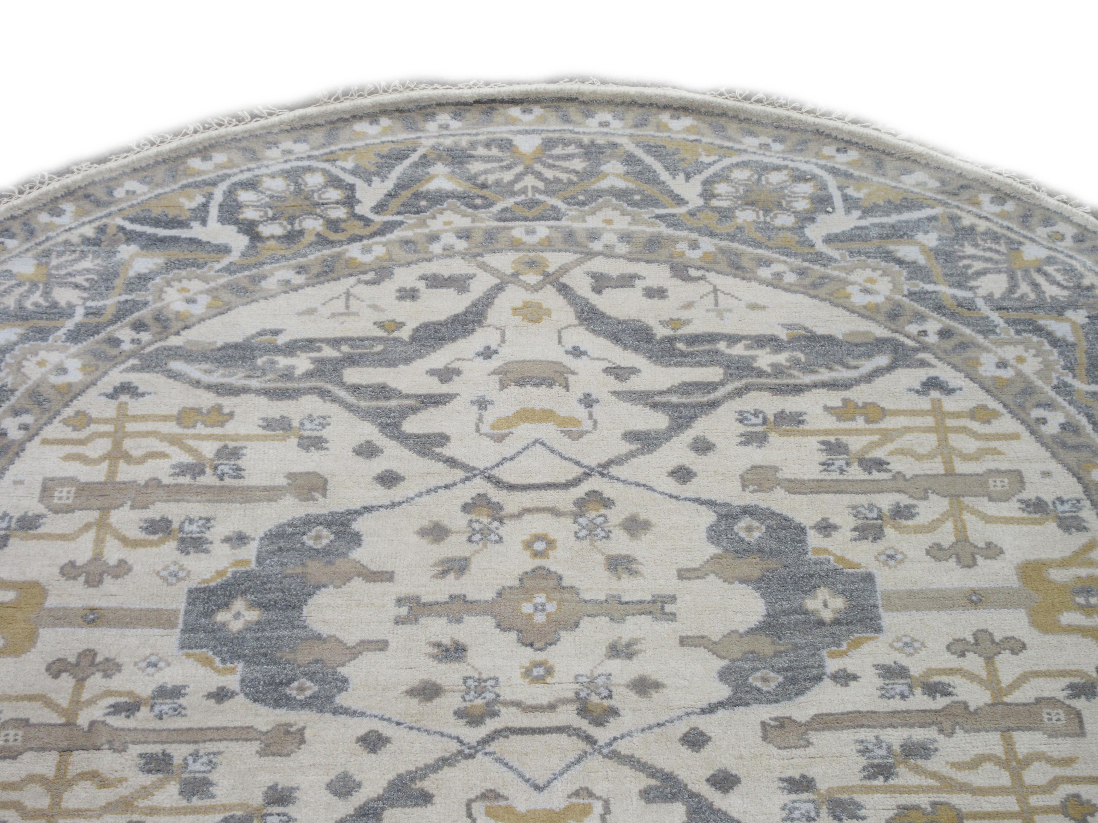 round oushak rug