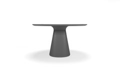 Circular Outdoor Eleanor Dining Table in Fiberglass with Dekton Top