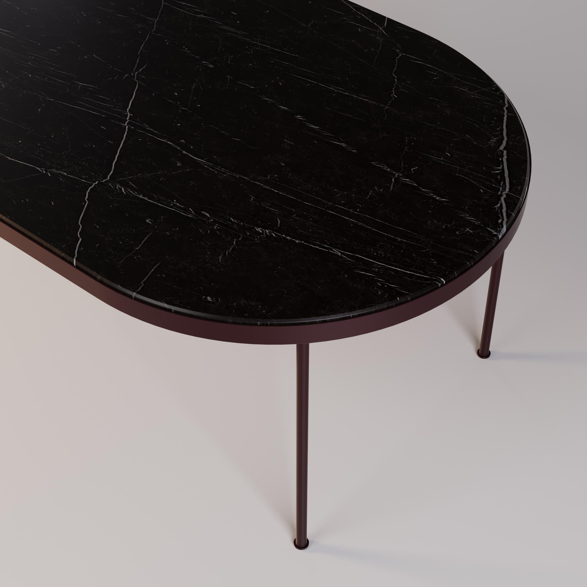 Table de salle à manger de patio ronde avec surface en marbre Neuf - En vente à Santo Tirso, PT