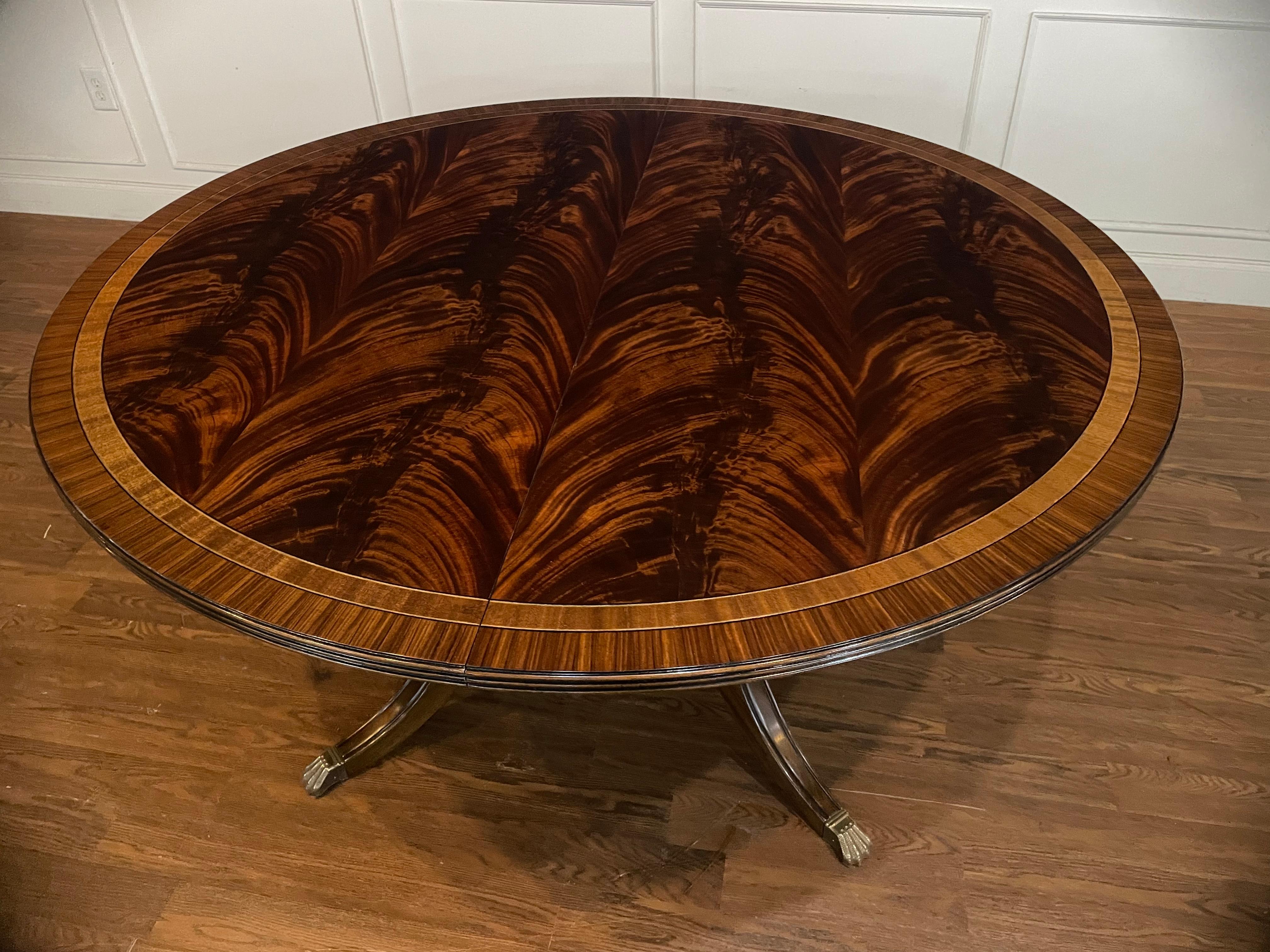 mahogany oval dining table