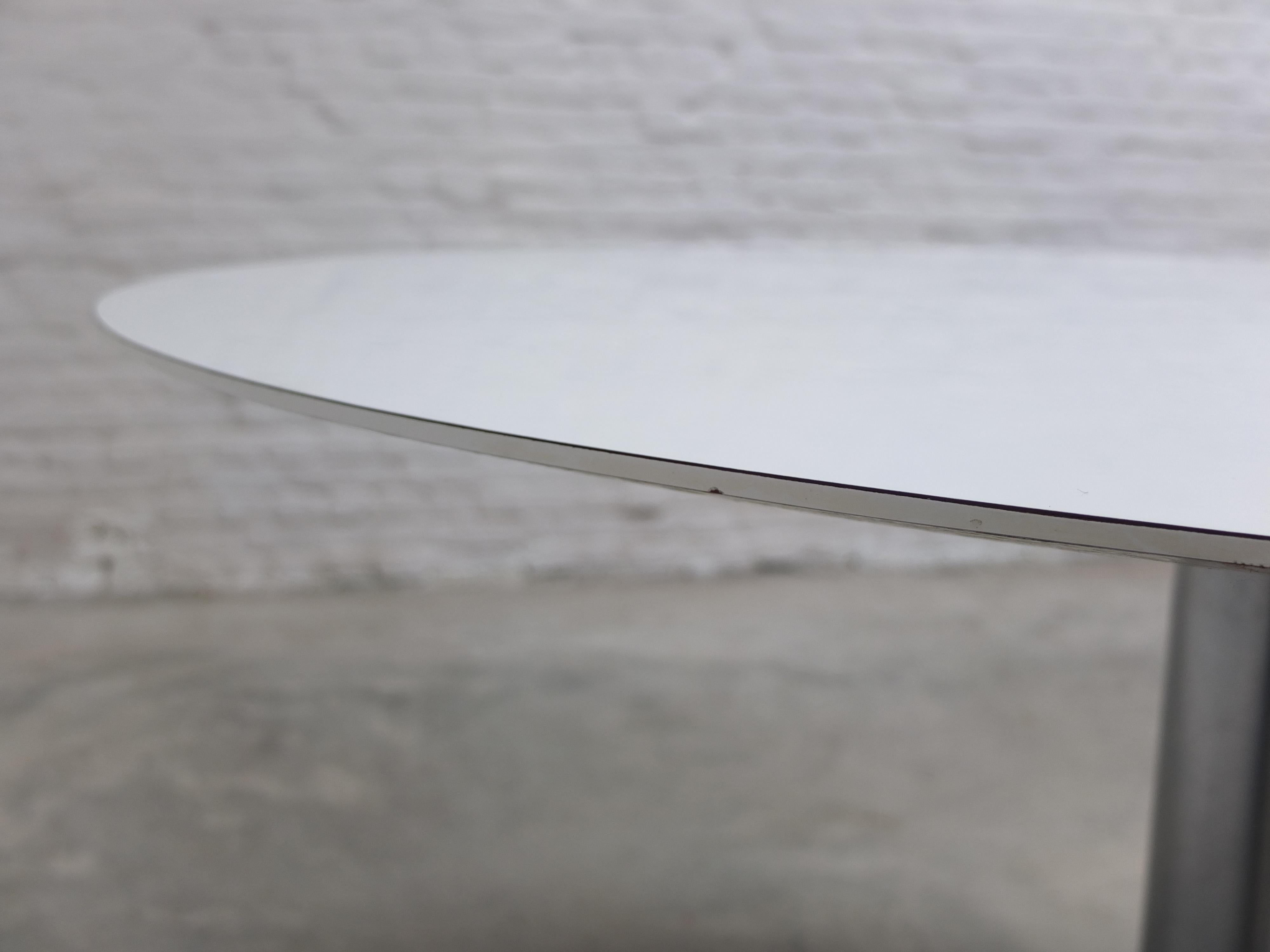 Table de salle à manger ronde à piédestal d'Alfred Hendrickx pour Belform, années 1960 4