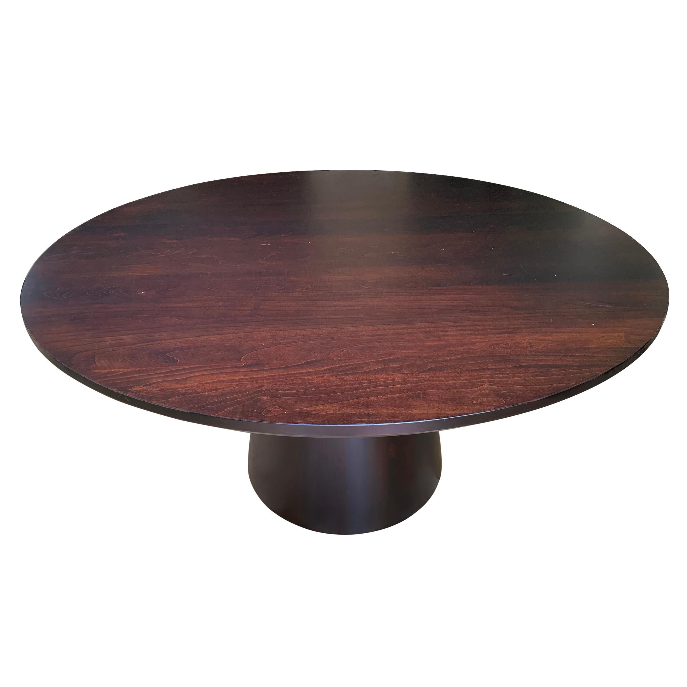 Modern Round Pedestal Dining Table