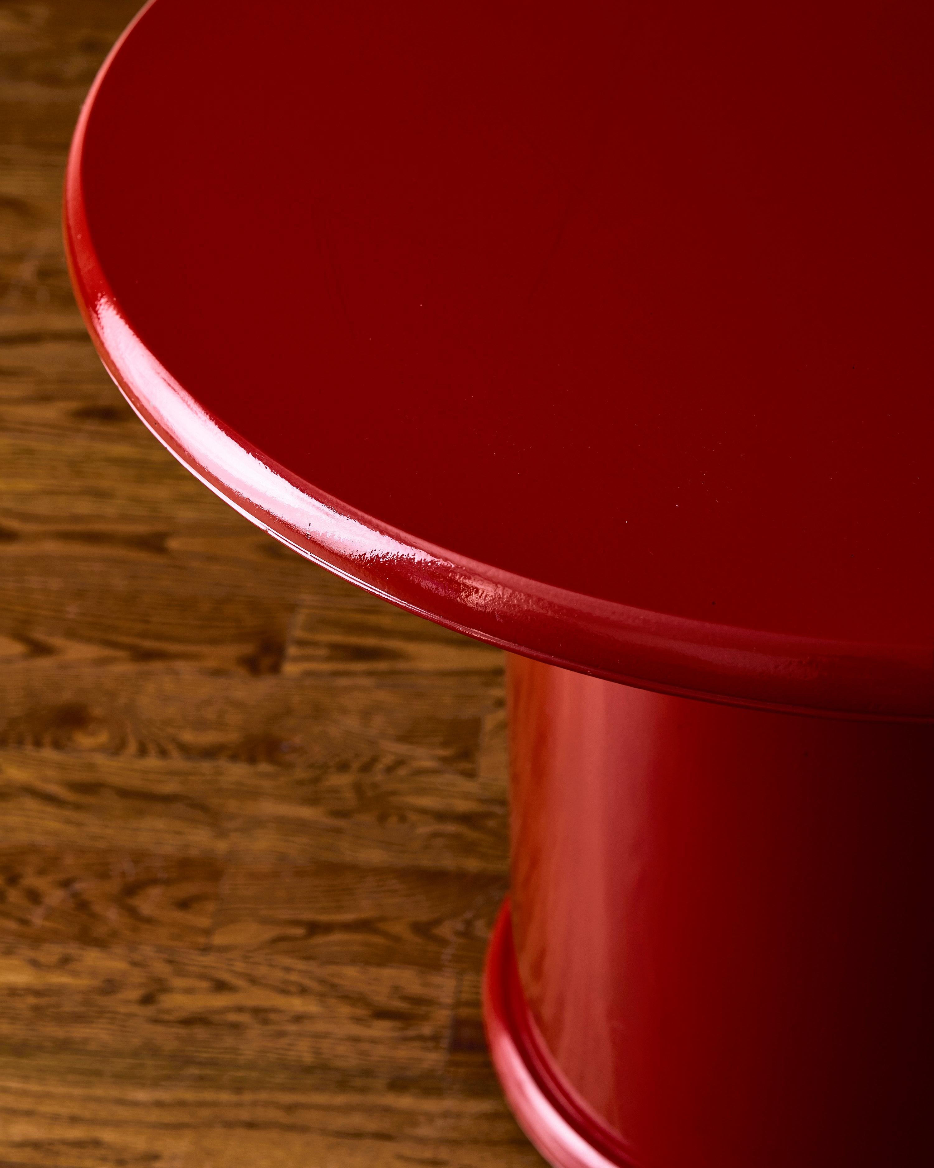 Canadian Round Pedestal Dining Table For Sale