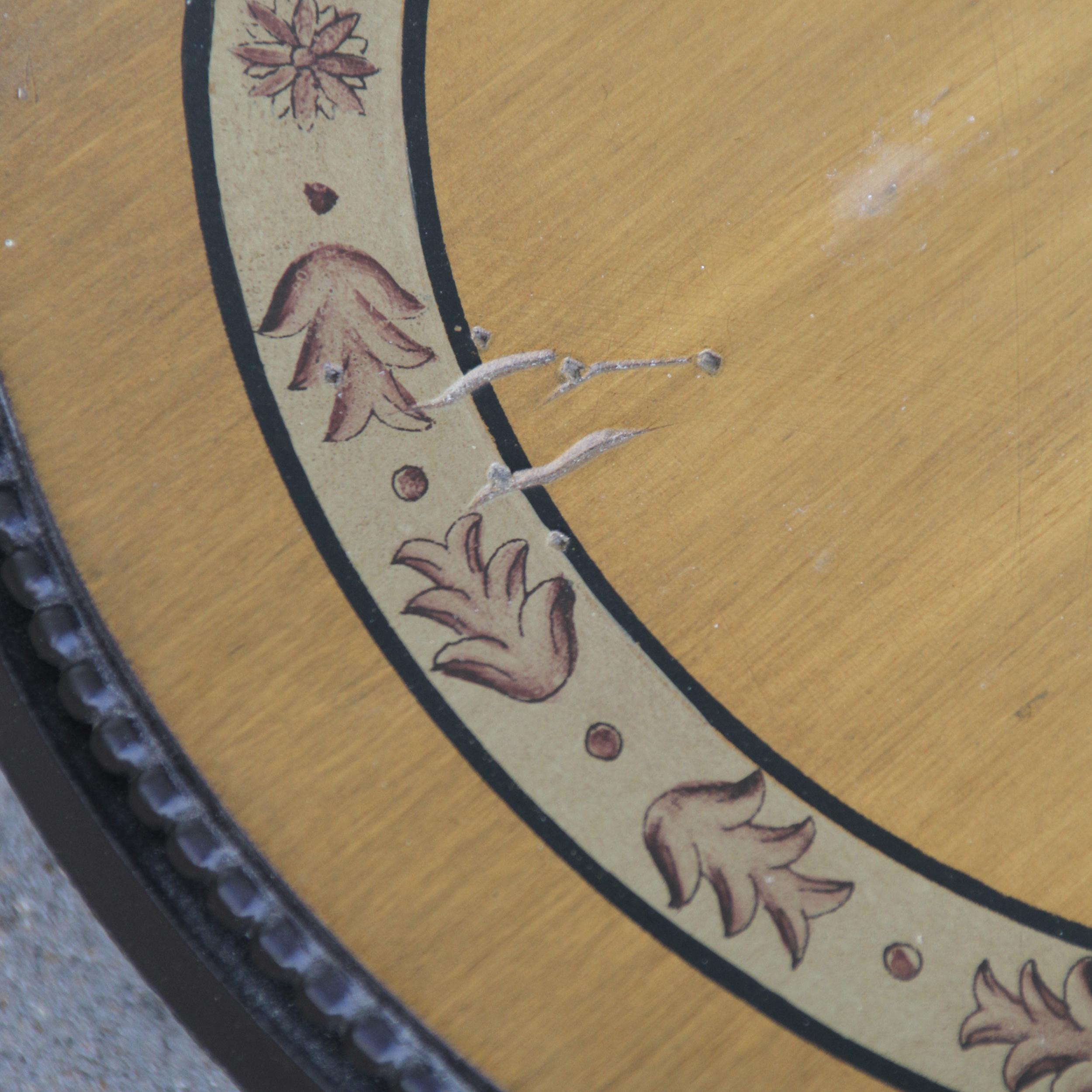 Table d'appoint à piédestal rond Bon état - En vente à Pasadena, TX