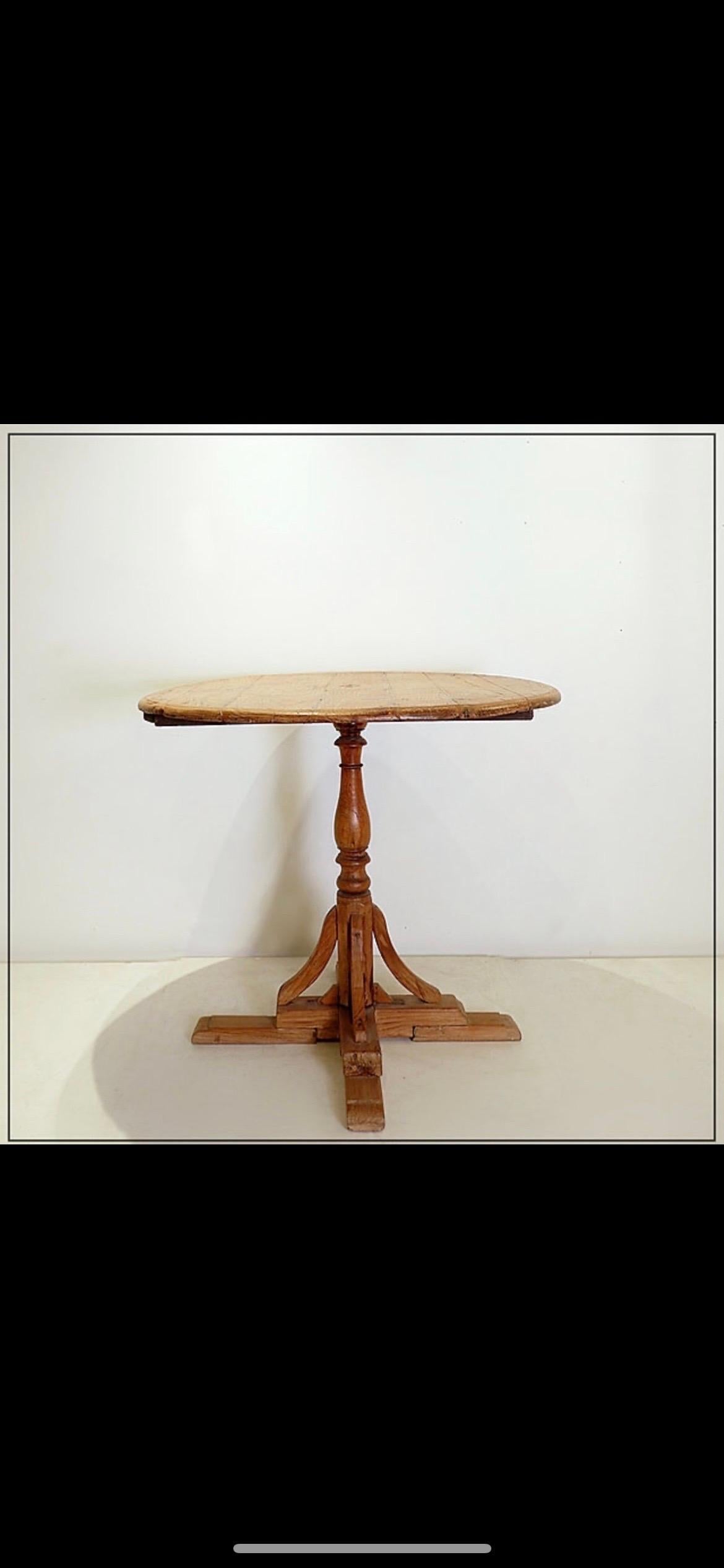 Mesa redonda con pedestal Ø 95cm en venta 5
