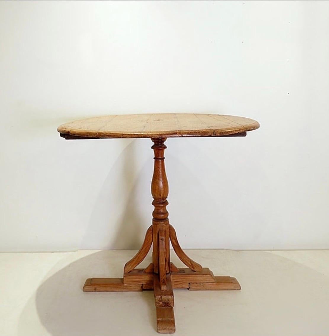 Mesa redonda con pedestal Ø 95cm en venta 1