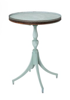 Round Pedestal Table/ Brass Gallery