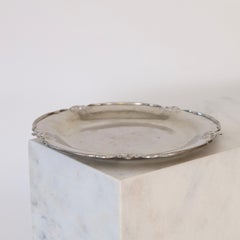 Round Pewter Dish by Just Andersen, 1920s, Denmark