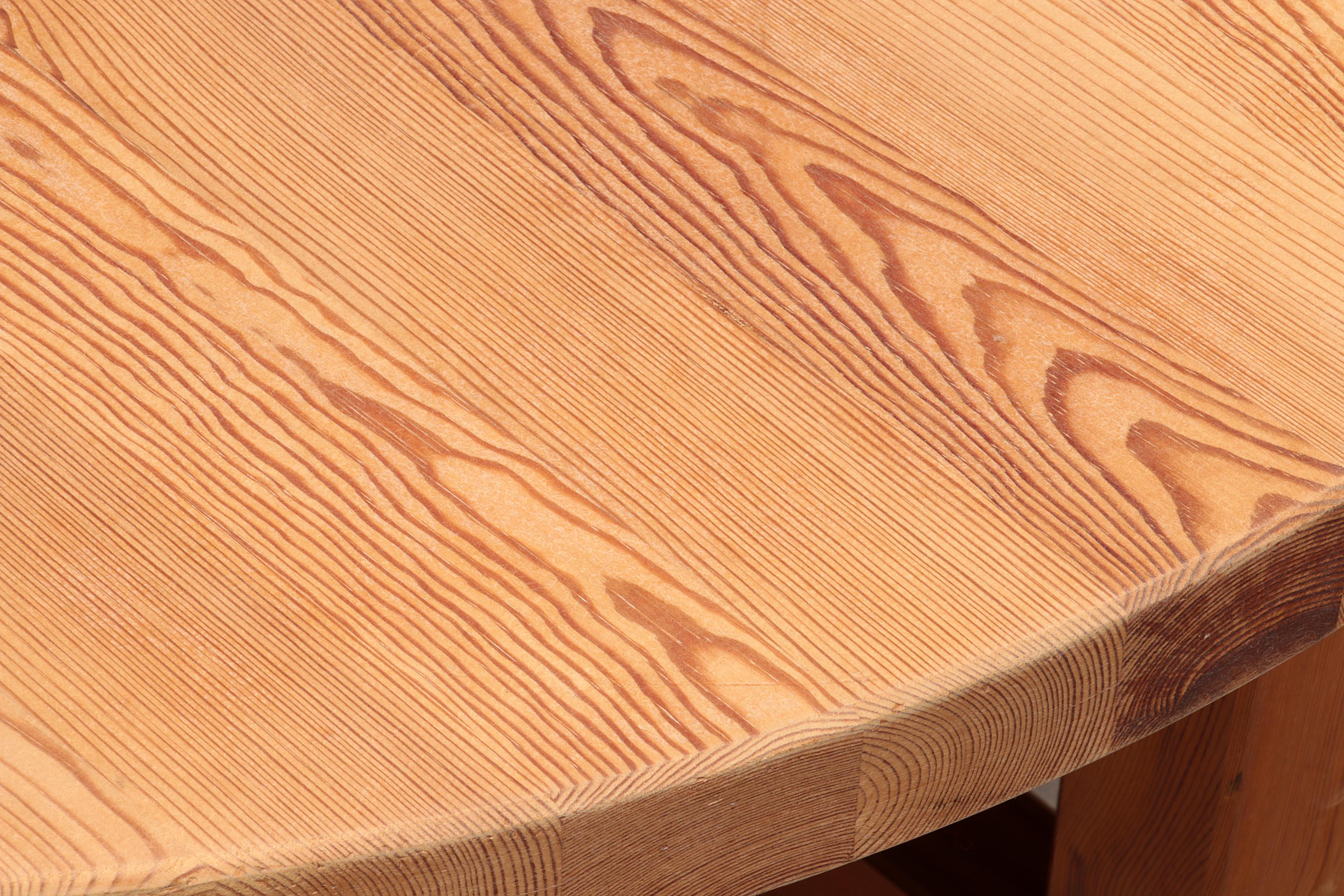 Table basse ronde scandinave 1970 en vente 1