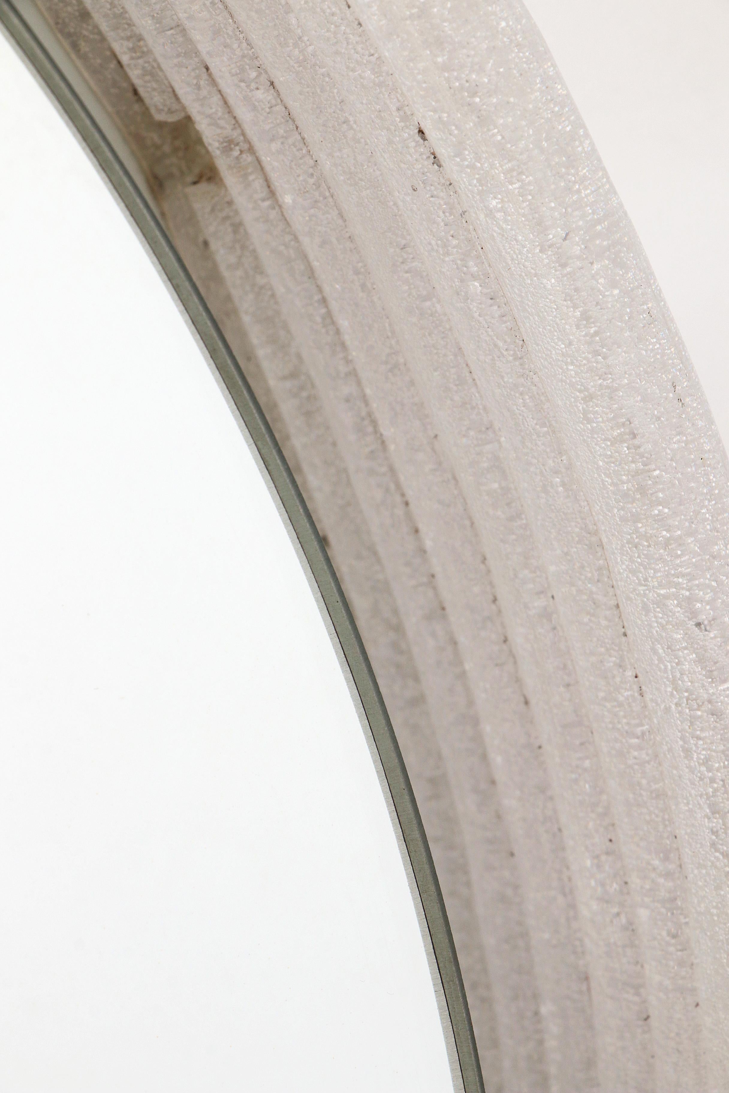 Specchio da bagno rotondo in plexiglass di Hillebrand in vendita 3