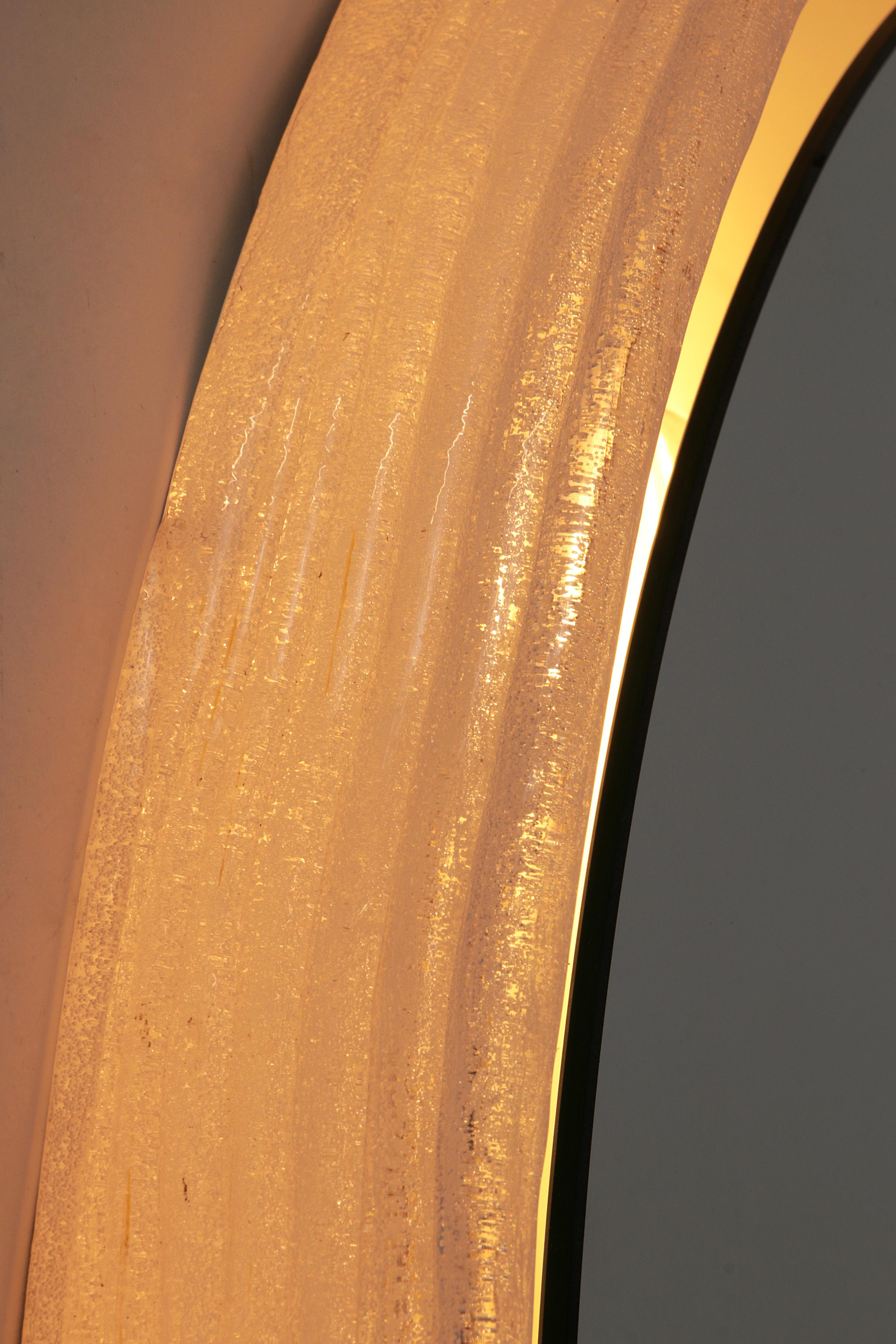 Specchio da bagno rotondo in plexiglass di Hillebrand in vendita 8