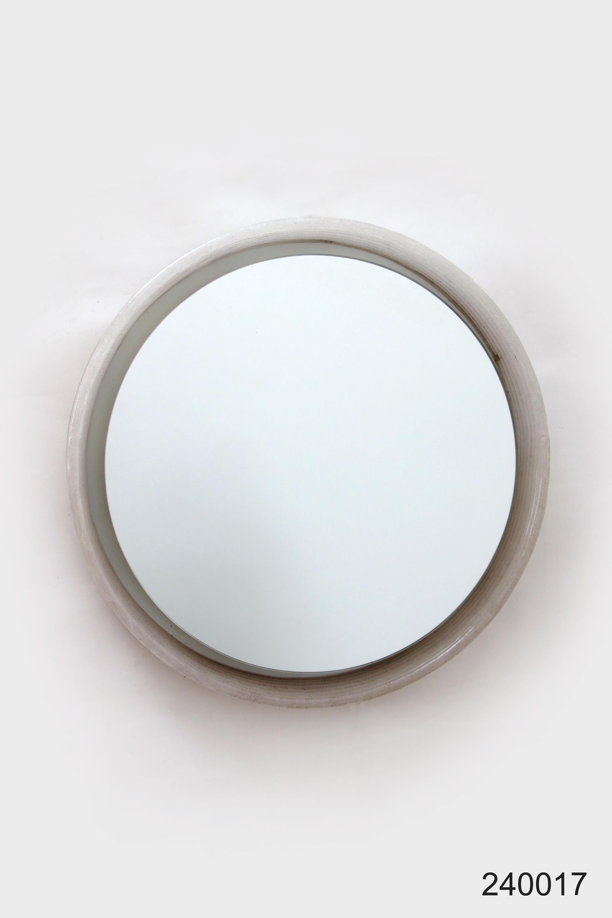 Specchio da bagno rotondo in plexiglass di Hillebrand in vendita 11
