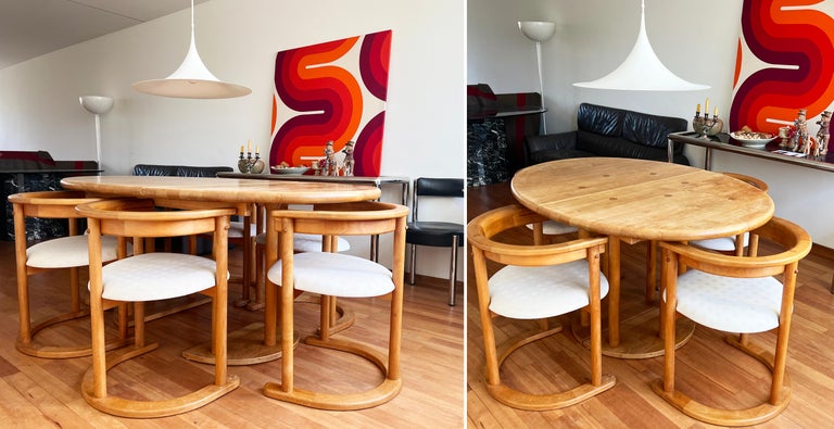 Mcm extendable dining table deals