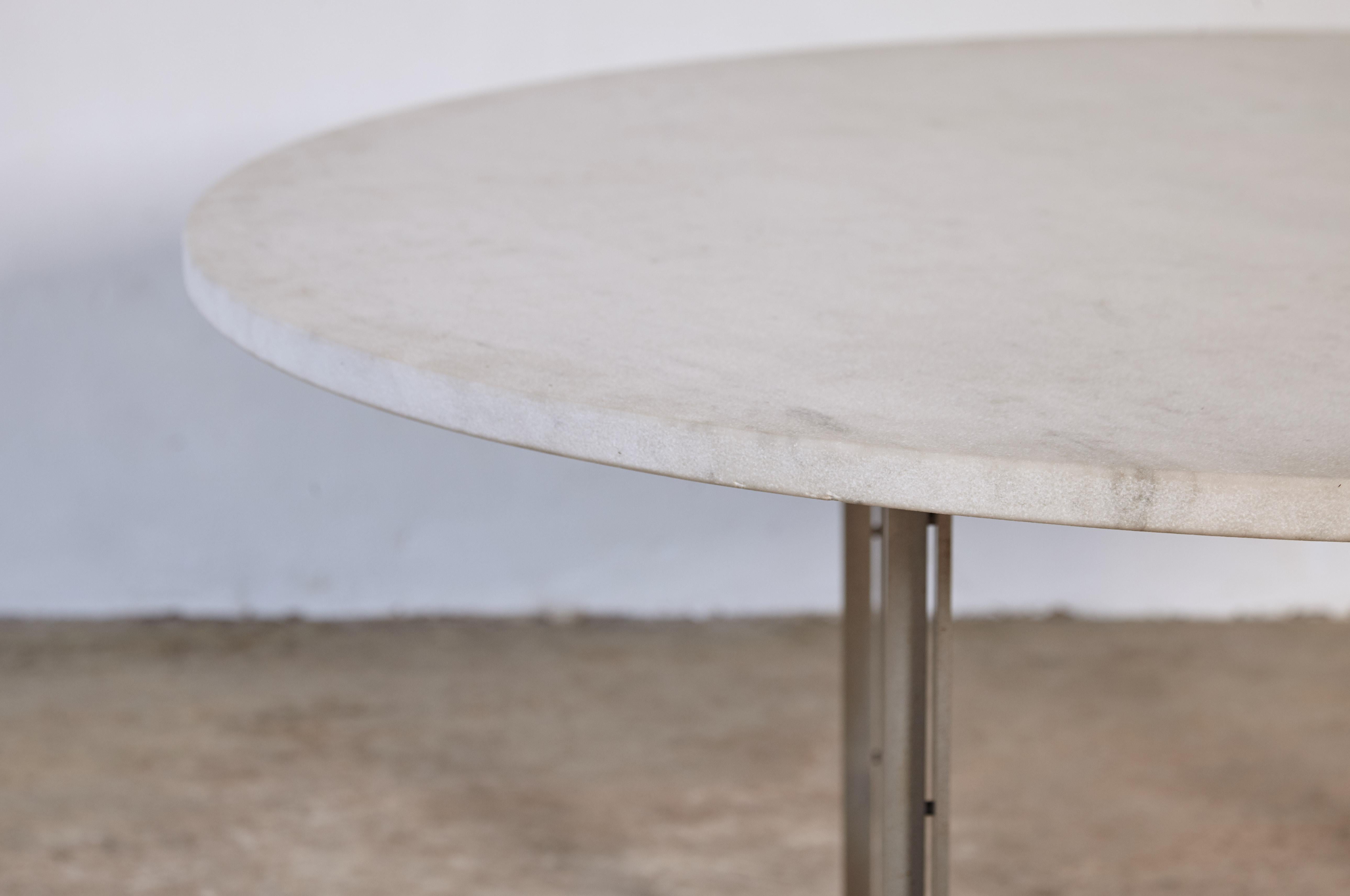 Table de salle à manger / d'entrée Poul Kjaerholm PK-54 par E. Kold Christensen, Danemark, années 1960 en vente 3