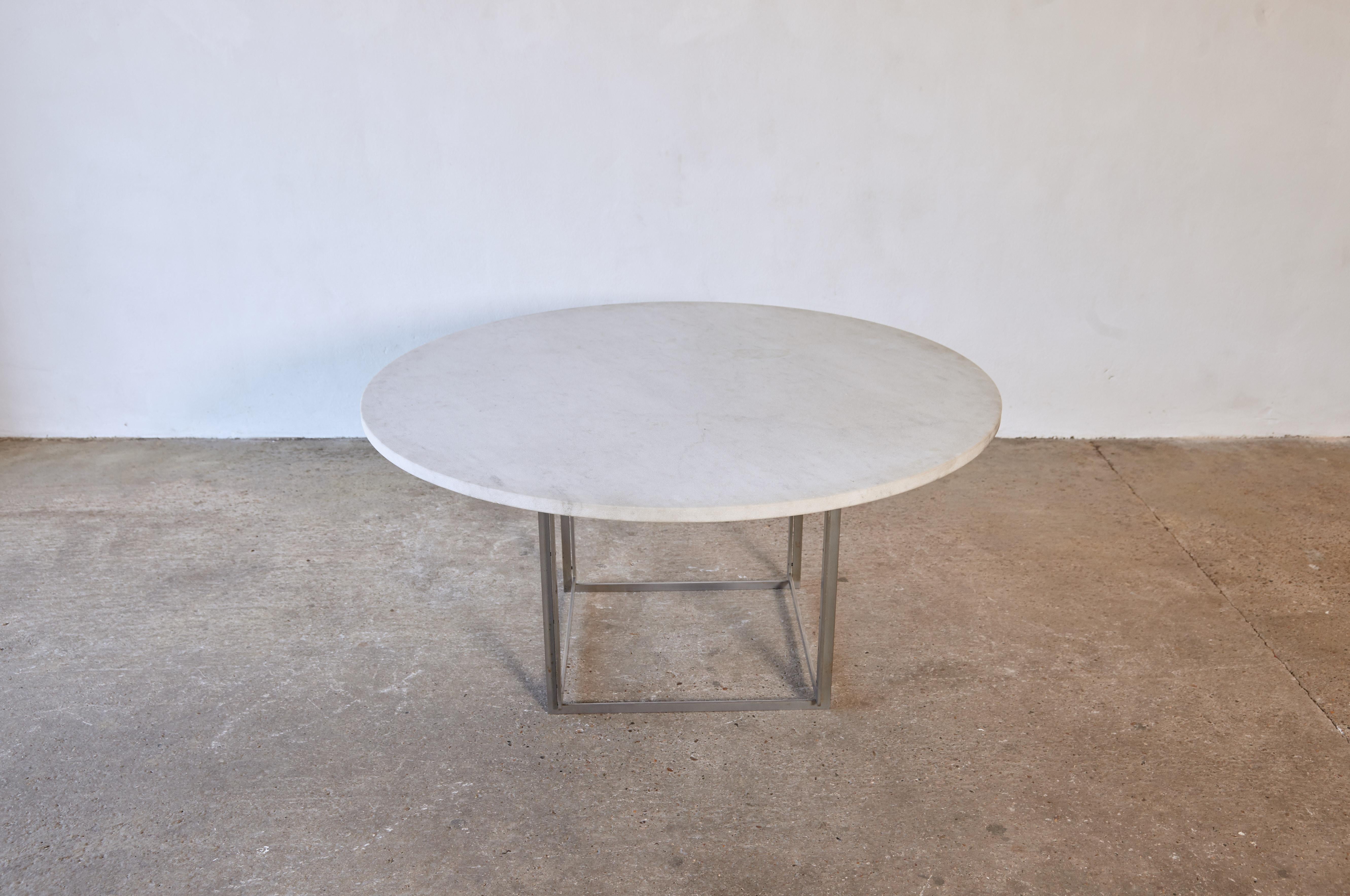 Table de salle à manger / d'entrée Poul Kjaerholm PK-54 par E. Kold Christensen, Danemark, années 1960 en vente 5