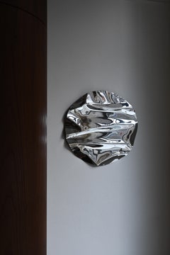 Round Psychedelic Mirror by Caia Leifsdotter