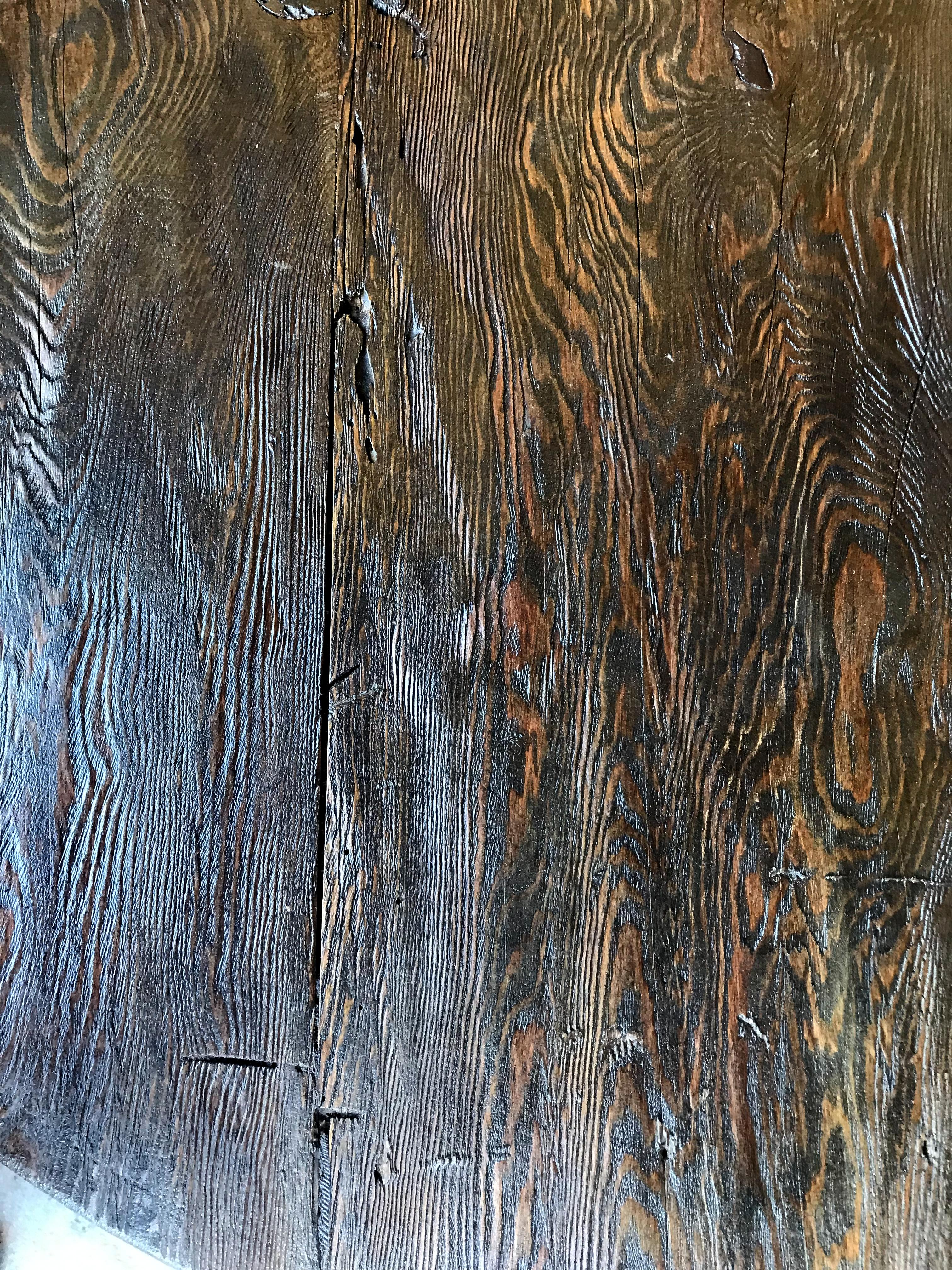 Round Reclaimed Wood Coffee Table 5