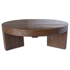 Custom Round Wood Coffee Table