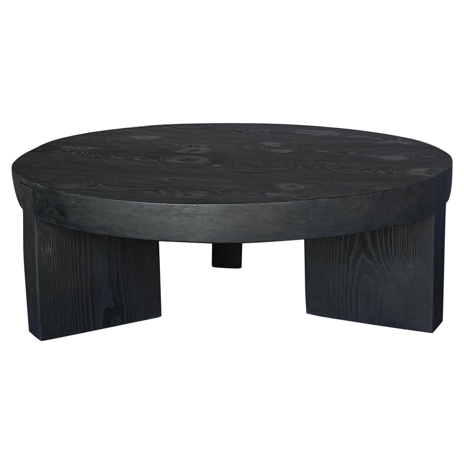 Round Reclaimed Wood Coffee Table