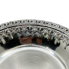 Plat à bonbons ou écuelle ronde en métal argenté Reed & Barton