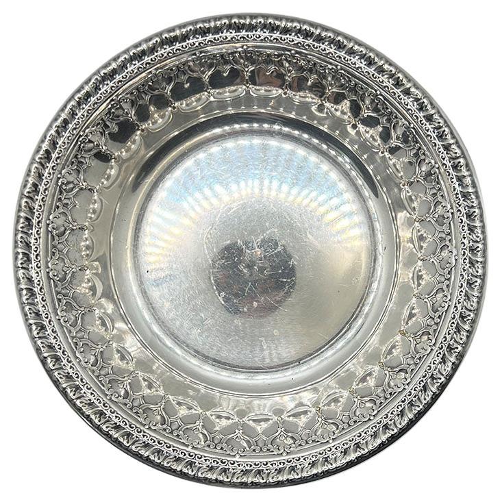 Candy Dish o Catchall Redondo de Plata Reed & Barton