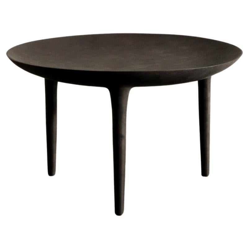 Round Rick Owens Nitrate "Brazier" Low Side Coffee Table in Bronze, New & Unused