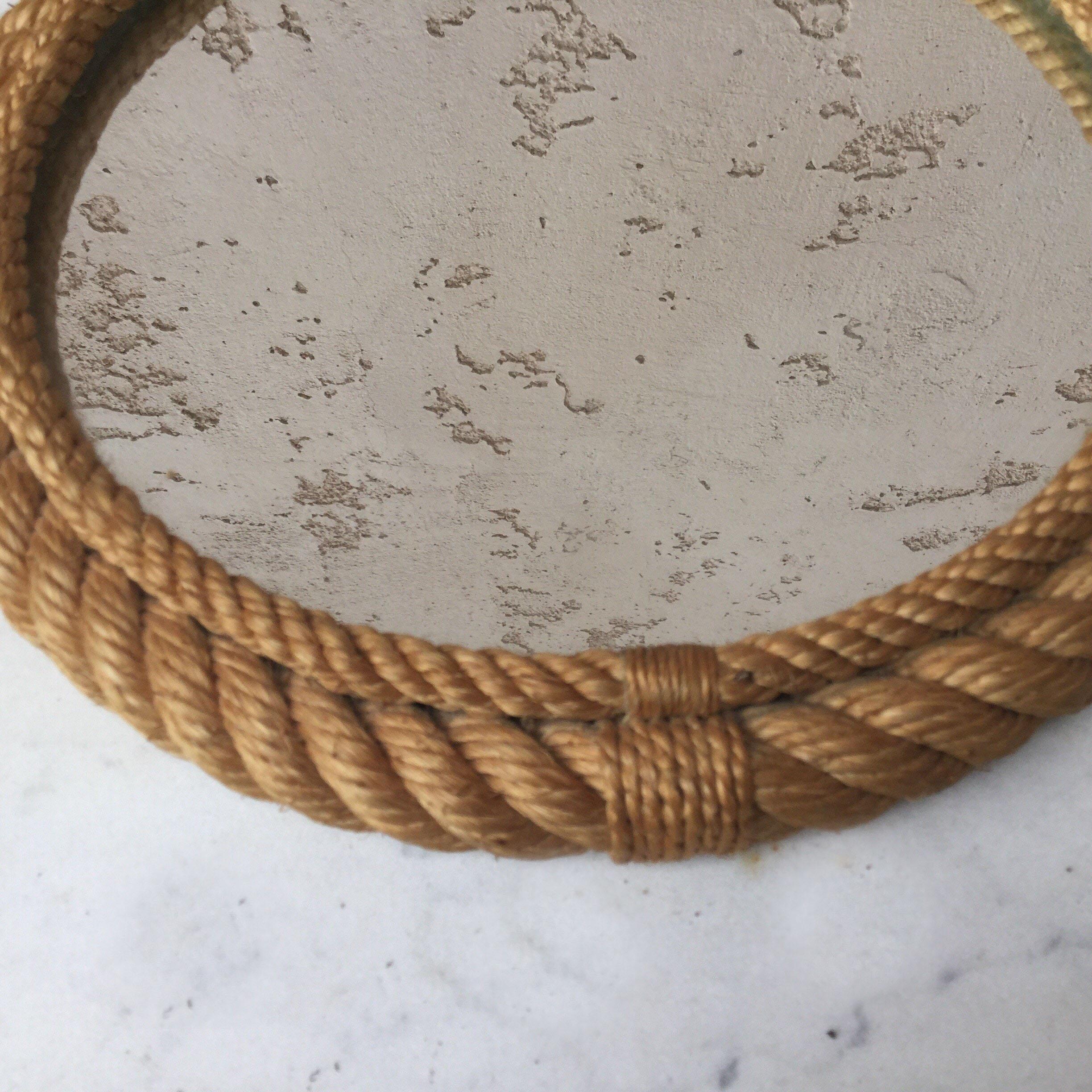 rope mirror round