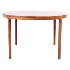 Round Rosewood Dining Table by Sannemanns Møbelfabrik, 1980s