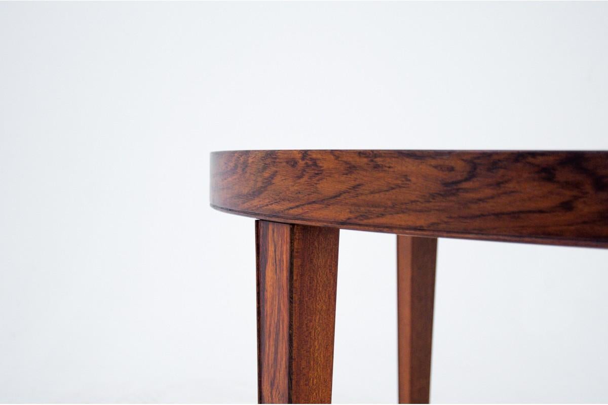 Mid-20th Century Round Rosewood Dining Table by Severin Hansen, Denmark, 1960