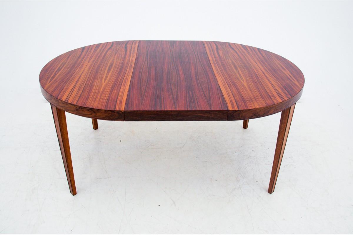 Round Rosewood Dining Table by Severin Hansen, Denmark, 1960 1