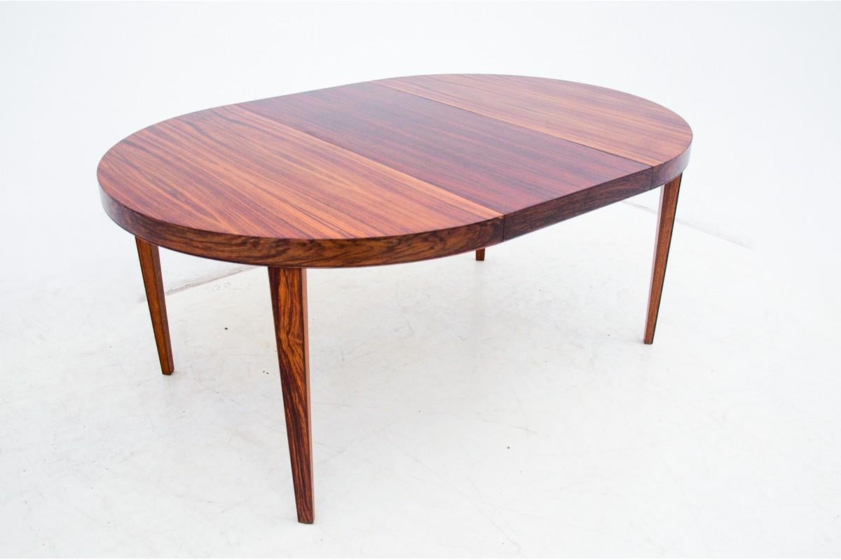 Round Rosewood Dining Table by Severin Hansen, Denmark, 1960 3