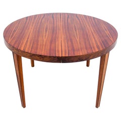 Round Rosewood Dining Table by Severin Hansen, Denmark, 1960